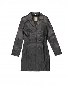 Quality Casuals women's real leather coat