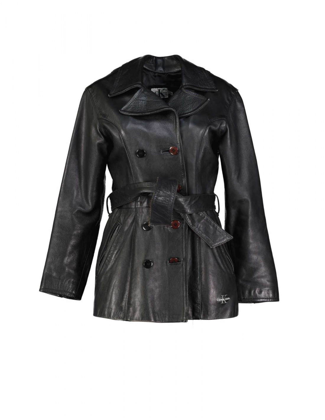 Calvin Klein women's real leather jacket