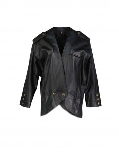 Vintage women's real leather jacket