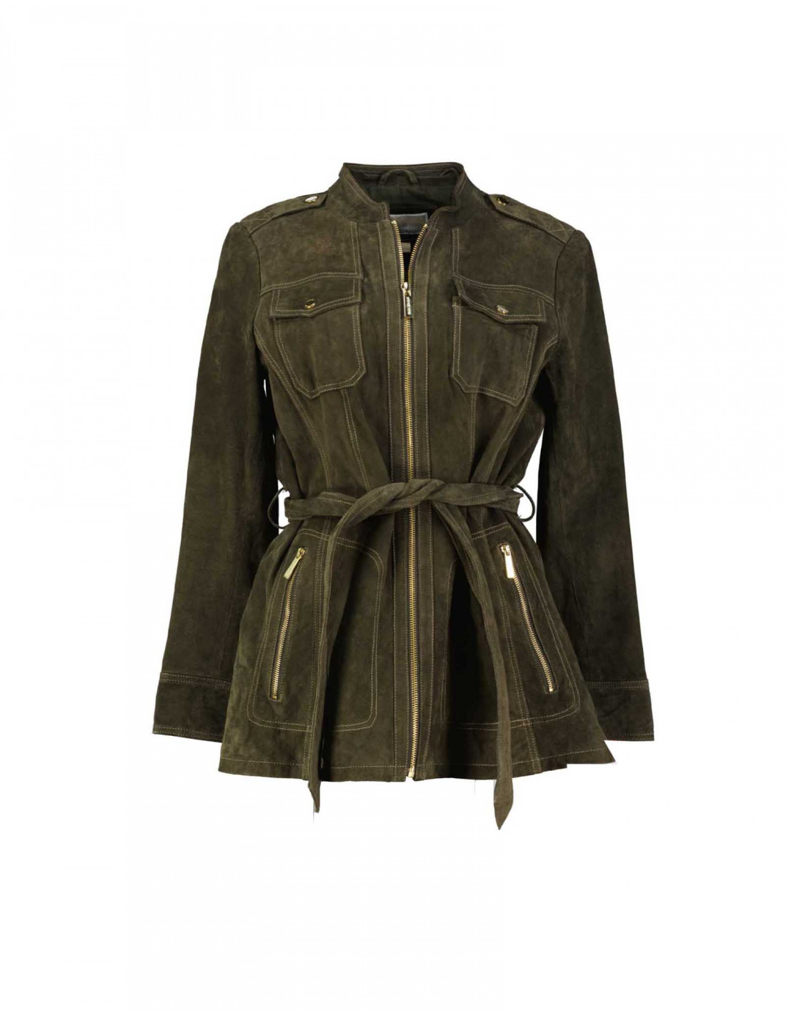 MICHAEL Michael Kors Womens Black Leather Jacket XXL at Amazon Womens  Coats Shop