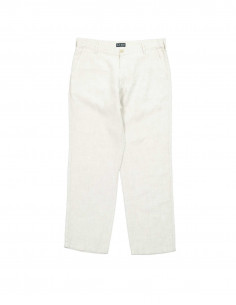 Armani Jeans men's linen straight trousers