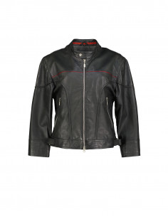 Snap Shot women's real leather jacket