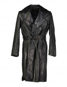 Vintage vyriškas odinis paltas