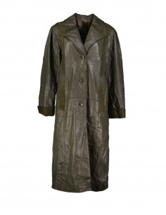 Vintage women's real leather coat