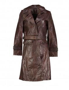 B. Young women's leather coat