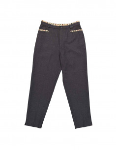 Burberrys women's wool cigarette trousers