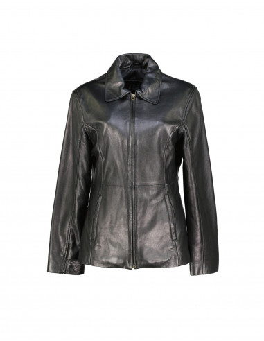 Kasper on sale leather jacket