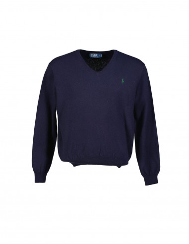 Ralph lauren merino hot sale wool v neck sweater