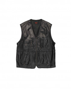 Maddox men's real leather vest