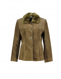 JCCollection women's suede leather jacket