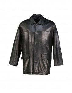 Yves Saint Laurent men's real leather jacket