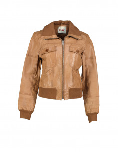 Only women's real leather jacket
