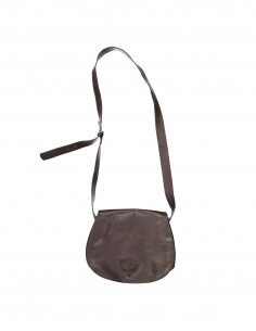 Vintage women's real leather shoulder bag