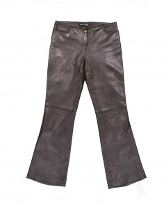 Sluis women's real leather trousers