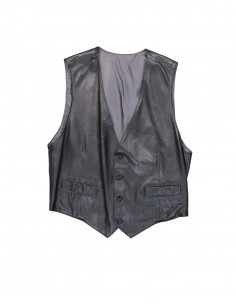 Huc men's real leather vest