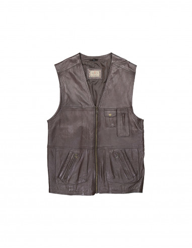Itallo men's real leather vest