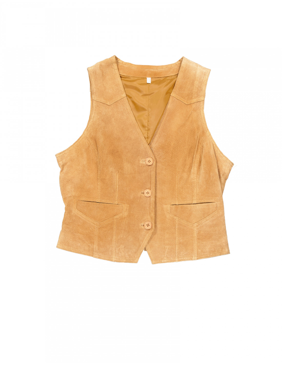 Suede leather sale vest womens