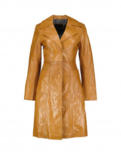 Vintage women's real leather coat