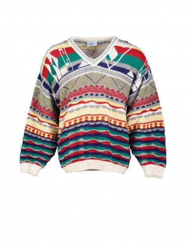 Enrico Piero men's V-neck sweater