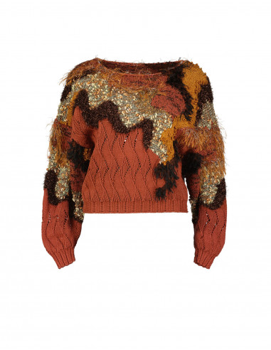 Vintage moteriškas megztinis