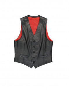 Janbell men's real leather vest
