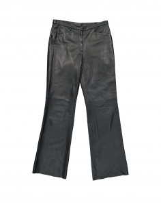 Swakara women's real leather trousers