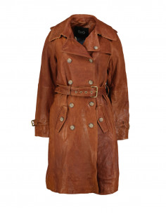 Dolce & Gabbana women's real leather coat