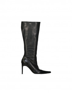 Buffalo women's real leather knee high boots