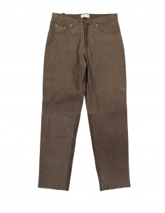 John F. Gee men's suede leather trousers