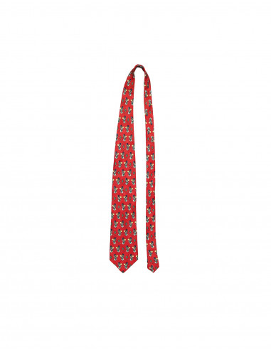 Vintage vyriškas šilkinis kaklaraištis