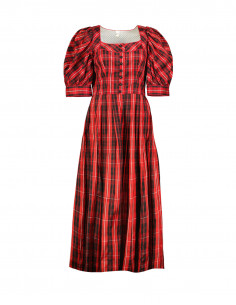 Vintage moteriška šilkinė suknelė