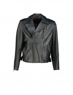 MIC men's real leather jacket
