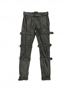 Fashionworld men's real leather trousers