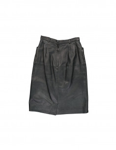 Mode women's real leather skirt