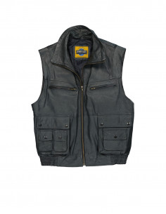 John F.Gee men's real leather vest