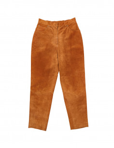 Vintage women's suede leather trousers