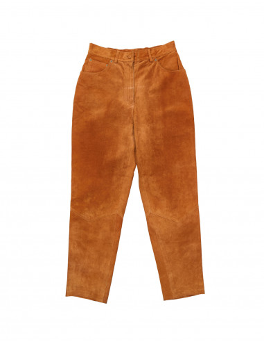 Vintage women's suede leather trousers