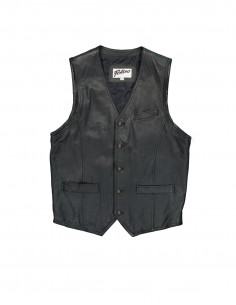 Patino men's real leather vest