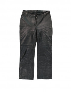 Vintage women's real leather trousers