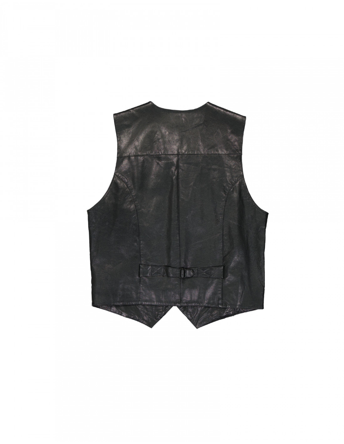 Saki men's real leather vest