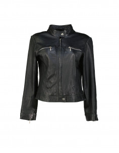 Vintage women's real leather jacket