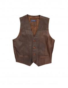 L.O.G.G. men's real leather vest