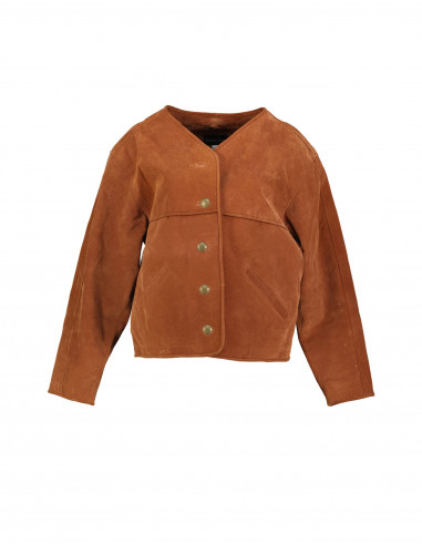 Fashion Crew women's suede leather jacket