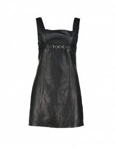 Vintage women's real leather dress
