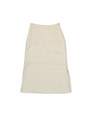 Sand women's linen skirt