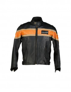 Macht men's real leather jacket