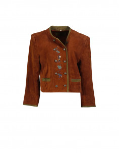 LS women's suede leather jacket