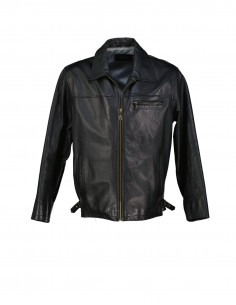 Saki men's real leather jacket