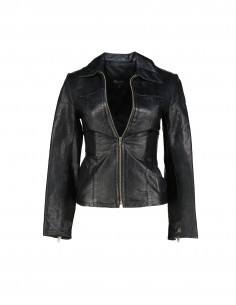 Politix women's real leather jacket