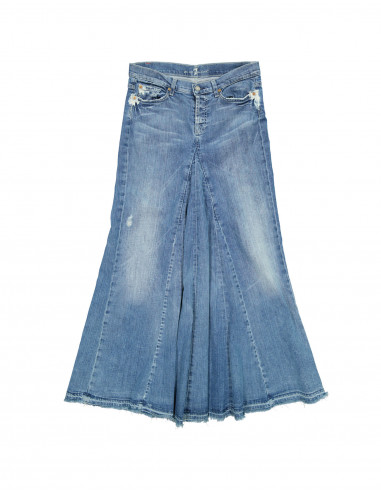 Vintage moteriškas džinsinis sijonas